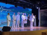 Kapitänsbegrüßung auf dem Schiff