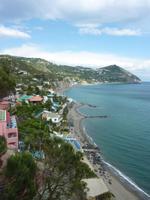 Maronti-Strand in voller Länge