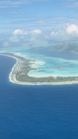 Anflug auf Bora Bora
