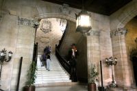 im Rathaus von Palma - Schulklasse bei Besichtigung