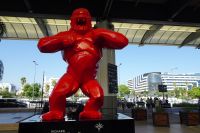 Tag 1 02.10.2023  Ankunft in Nizza, Gorilla von Orlinski