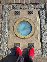 Windsor. Zeitkapsel im Bürgersteig