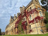 Oxford. Christ Church College im Herbst