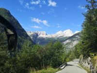 ... Vrsicstraße aus dem Busfahrersicht....