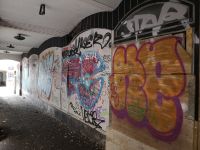 Ohne Graffiti geht´s auch in Ljubljana nicht....