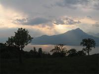 Zwischenübernachtung über dem Gardasee