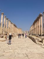 Ausführliche Rundreise im Königreich Jordanien - Die Hauptstrasse (Cardo) von Gerasa