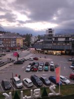 Aussicht aus dem Hotelzimmer in Zabljak