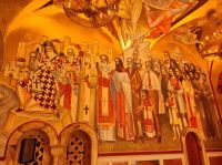 Innenansicht der „Kathedrale der Auferstehung Christi“ in Podgorica 