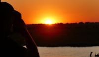 Botswana - Bootsfahrt auf dem Chobe - Sundowner