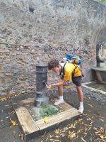 Rom: Erfrischung am Trinkbrunnen