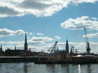 Flussfahrt auf der Trave