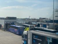 Maik fährt durch den Zoll