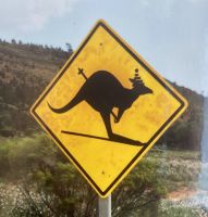 lustiges Verkehrsschild