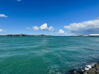 4. Reisetag – Ankunft in Auckland in Neuseeland –  Fotostopp am Hafenbecken