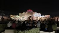 Lichtshow am Präsidentenpalast Abu Dhabi
