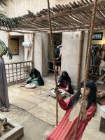 Blick in ein traditionelles Haus im alten Dubai