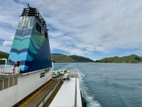 12. Reisetag – Von Wellington nach Kaikoura – Überfahrt mit der Fähre auf die Südinsel – Fahrt durch die Marlborough Sounds