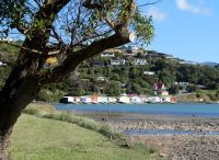 Fischerhäuschen auf der Banks-Halbinsel