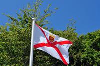 Flagge der Insel Jersey