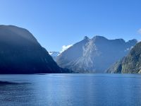 16. Reisetag – Vom Milford Sound nach Queenstown – Milford Sound am Morgen