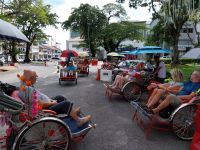 Rikscha-Fahrt, Georgetown, Penang, Malaysia