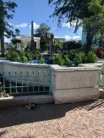 Brunnenfigur in Santa Clara