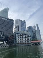 Bootsfahrt auf dem Singapur Fluss