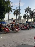 Ricksha Fahrt in George Town