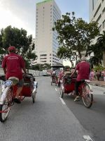 Ricksha Fahrt in George Town