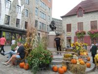 Place Royale - Québec - herbstlich geschmückt