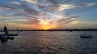 Sonnenuntergang auf dem Nil