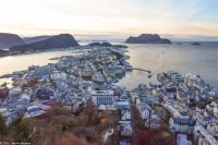 Ålesund - Blick vom Hausberg Aksla