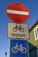 Trondheim - winterliche Morgenstimmung im Stadtteil Bakklandet