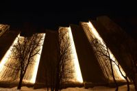 Tromsø - die Tromsdalen kirke - die alle nur als Eismeerkathedrale kennen