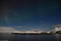 Polarlicht über den Lofoten und dem Vestfjord (Nordland)