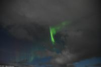 Polarlicht über den Lofoten und dem Vestfjord (Nordland)