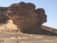 Blick nach vorn bei Al Ula