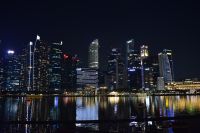 Lichtershow Marina Bay Sands