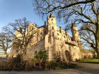 Schweriner Schloß bei schönstem Winterwetter