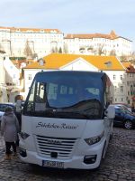 Ankunft mit dem Bus von 