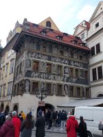 Neben dem  Alten Rathaus - Sgrafittomalerei