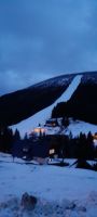 Spindlermühle, Skipiste am Abend 