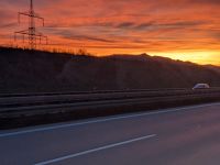 ...unglaublich spannender Sonnenuntergang...
