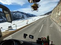 Zurück nach Lienz bei Schnee und Sonnenschein.