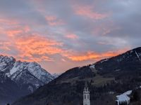 Abendstimmung über den Lienzer Dolomiten - grandios.