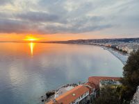 Ausblick vom Colline du Château in Nizza