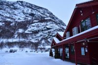 Silvester in Flåm - Bahnhof in Flåm