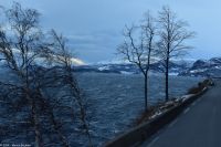 Neujahr 2024 - Panoramafahrt am Hardangerfjord - Windstärke 8 auf See