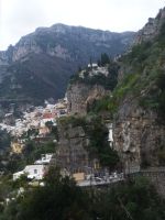 Positano – ganz oben der Friedhof mit bestem Ausblick